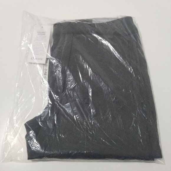 NWT CHICO'S Tailored Ponte Leggings Size US 4T Color Heather Grey - Picture 8 of 8